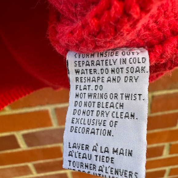 Marisa Christina Christmas Collection 2000 Snowman Sweater Cotton Angora M - Picture 4 of 7